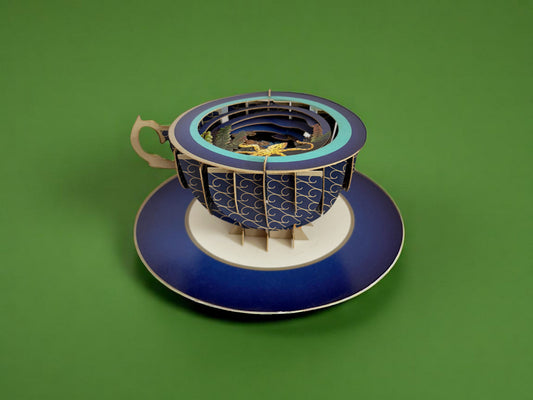 Ευχετήρια κάρτα 3D "Βυθός στο βάθος"