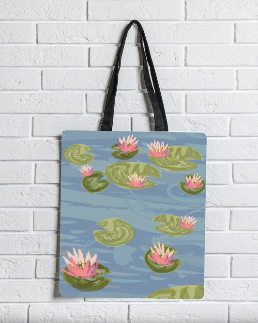 Ιμπρεσιονισμός - Τσάντα υφασμάτινη σουέντ με φερμουάρ γάτα