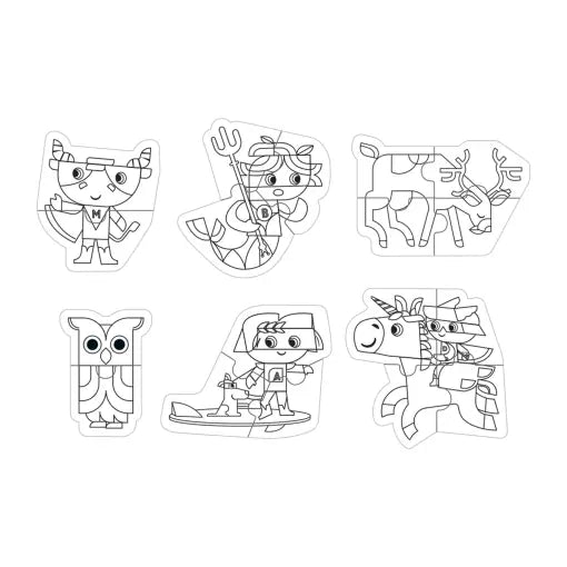 Σετ από παζλ Oddy At Sea Supermythos