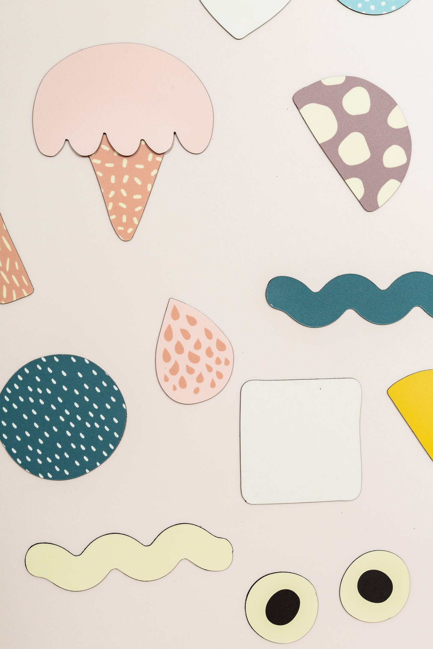 Μαγνητικός αυτοκόλλητος πίνακας χρωματιστή αψίδα-απαλό ροζ