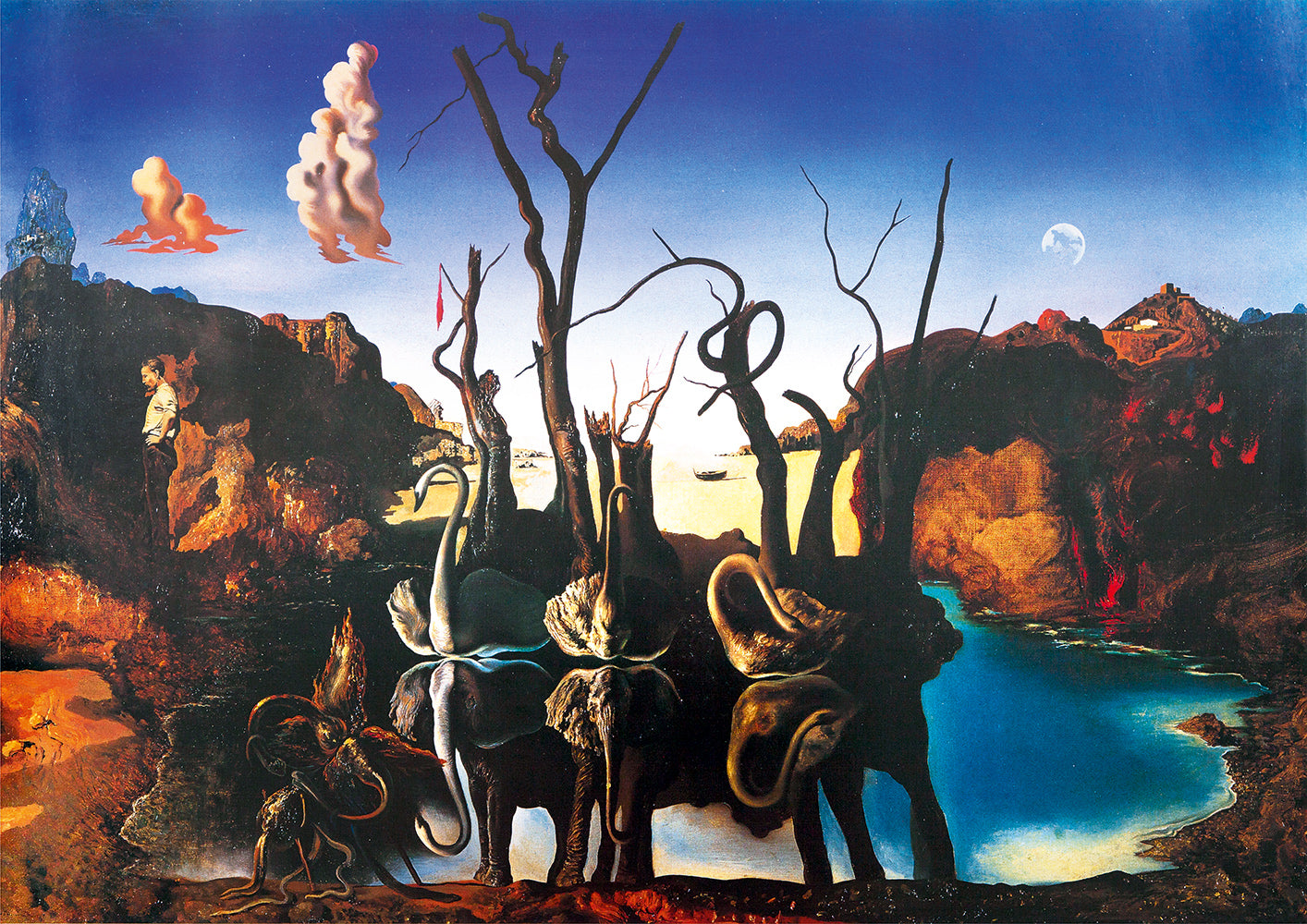 Puzzle "Swans reflecting Elephants" Salvador Dali
