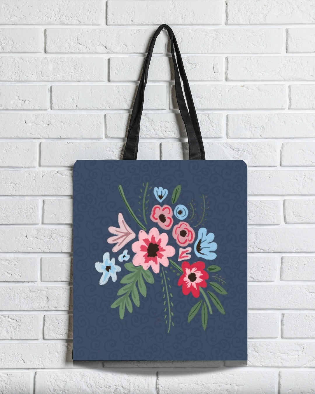 Ροκοκό - Τσάντα υφασμάτινη σουέντ με φερμουάρ γάτα