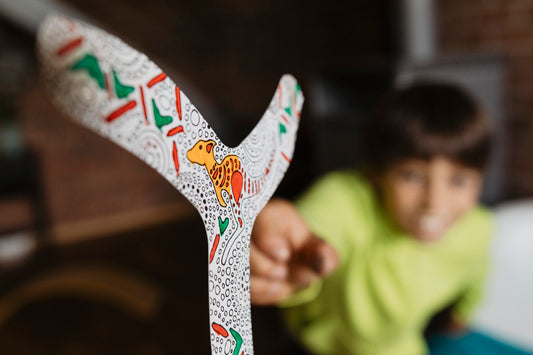 myFibo cardboard boomerang