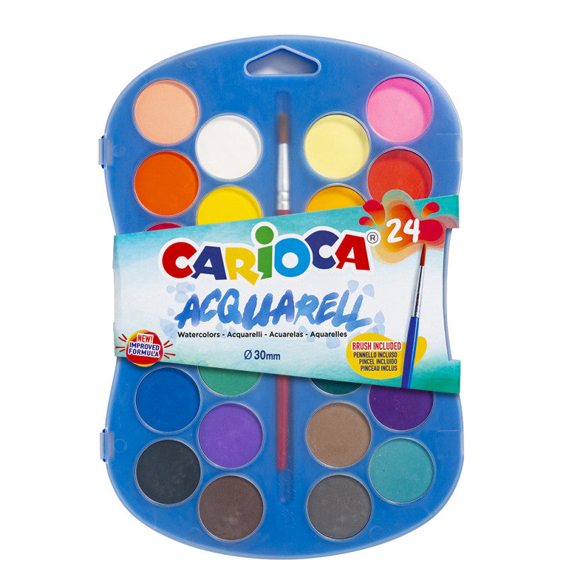 Carioca watercolors 24 colors