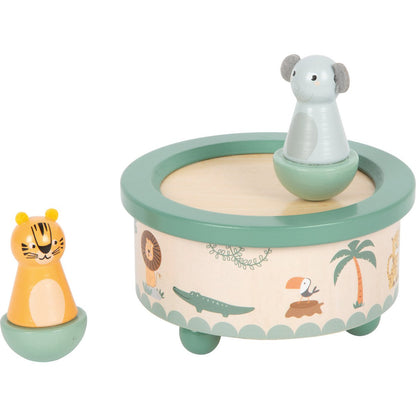 Ξύλινο μουσικό κουτί Safari με μαγνητικές φιγούρες