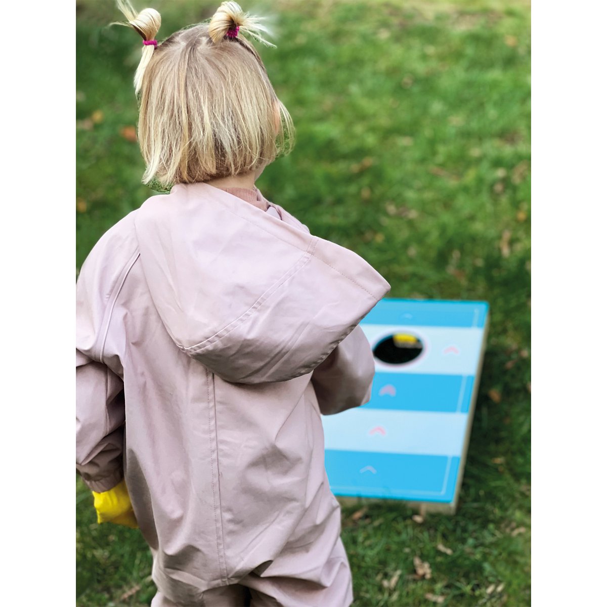 Cornhole und Sling Puck Spiel „Active“ | Geschicklichkeitsspiel | Holz