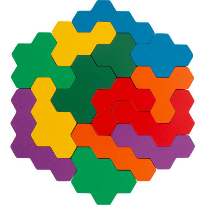 Ξύλινο παιχνίδι λογικής Hexagon