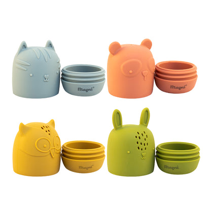 Ζωάκια σιλικόνης για παιχνίδι στο μπάνιο