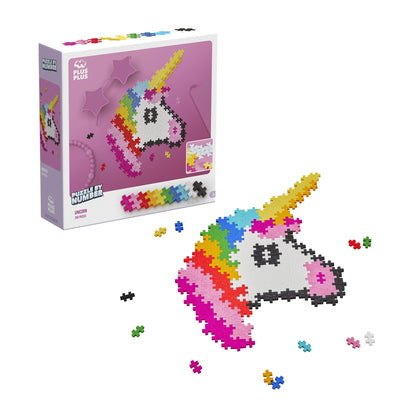 Μονόκερος-Plus-Plus τουβλάκια puzzle by number, 250 κομμάτια