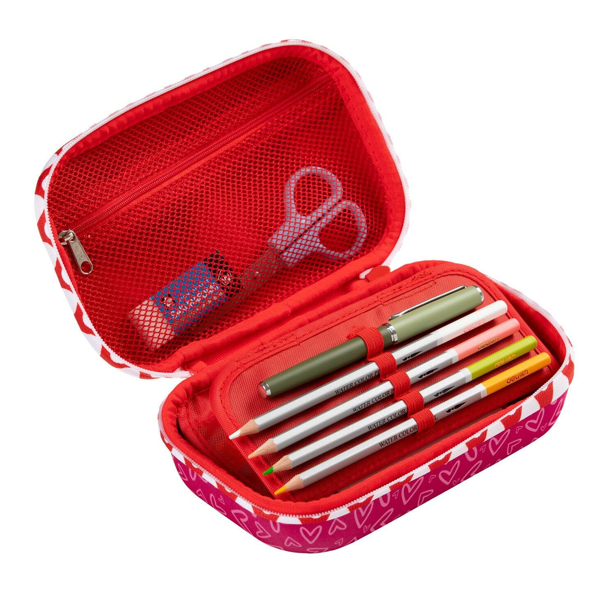 ZIPIT Wildlings Pencil Box, Pencil Case for Girls, Pink - Image 1