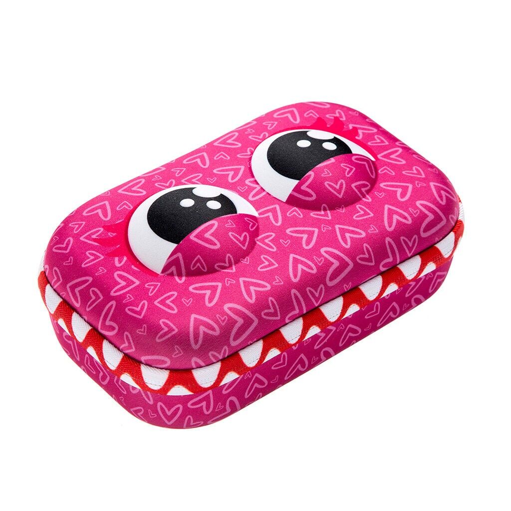 ZIPIT Wildlings Pencil Box, Pencil Case for Girls, Pink - Image 2
