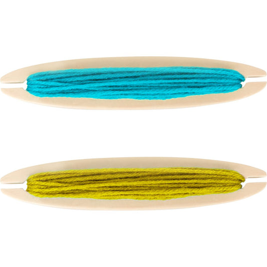 Ξύλινος αργαλειός με νήματα 4+