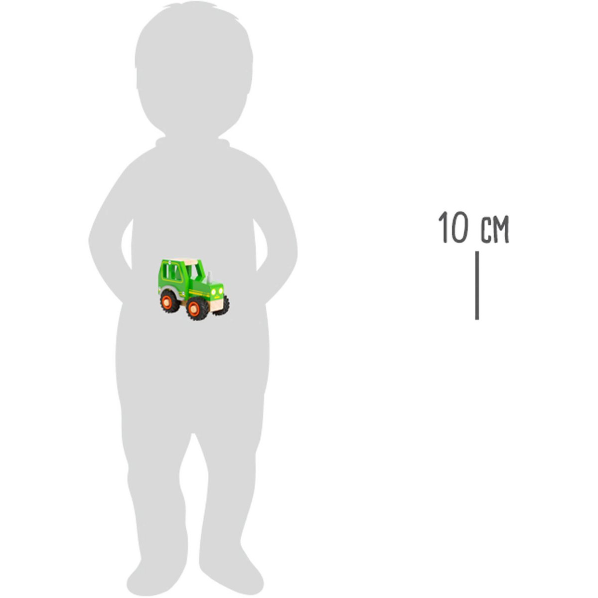 Ξύλινο τρακτέρ, πράσινο