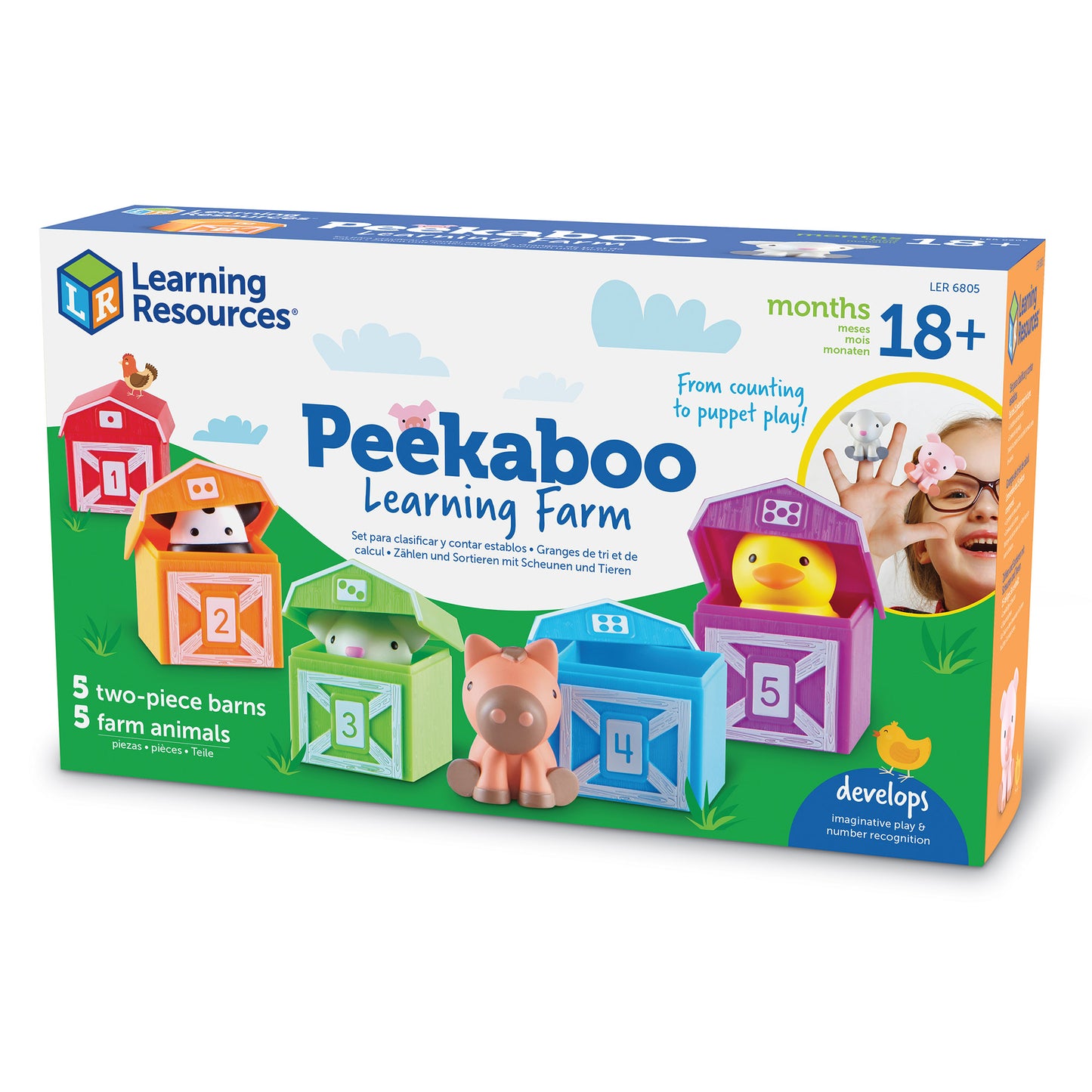Peekaboo Learning Farm LER6805