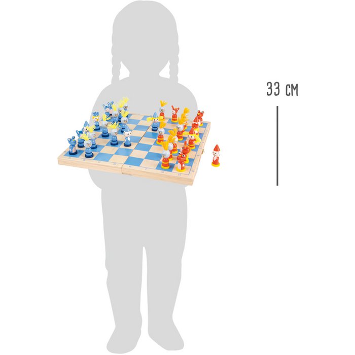 Ξύλινο σετ σκάκι "Ιππότες" για παιδιά