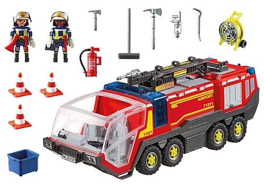 Playmobil Πυροσβεστικό όχημα με φώτα, ήχο και πυροσβεστικό κανόνι 71371