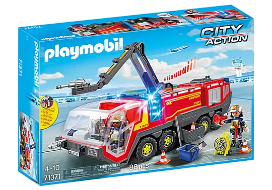 Playmobil Πυροσβεστικό όχημα με φώτα, ήχο και πυροσβεστικό κανόνι 71371
