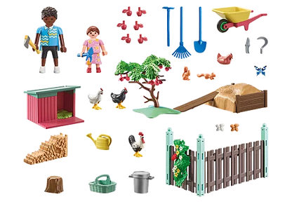 Country house garden with chicken coop Playmobil my Life 71510 