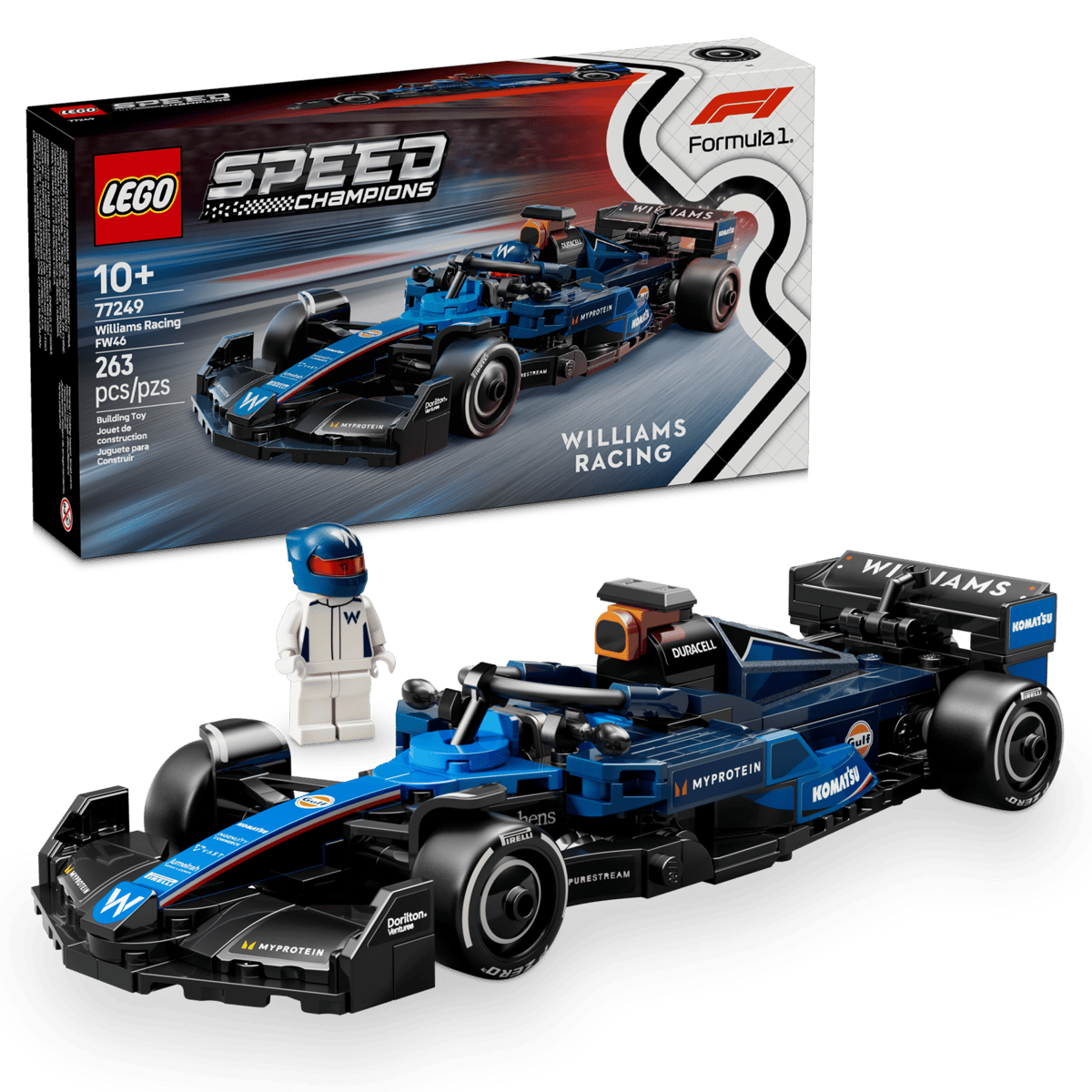 Lego Fromula1 Williams racing FW46 F1®-Speed champions