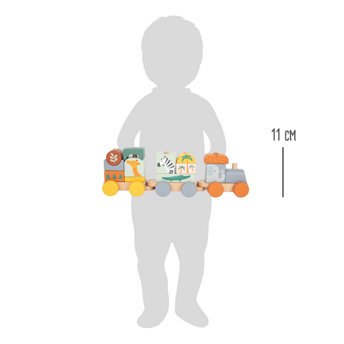 Ξύλινο τρενάκι Safari