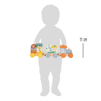 Ξύλινο τρενάκι Safari