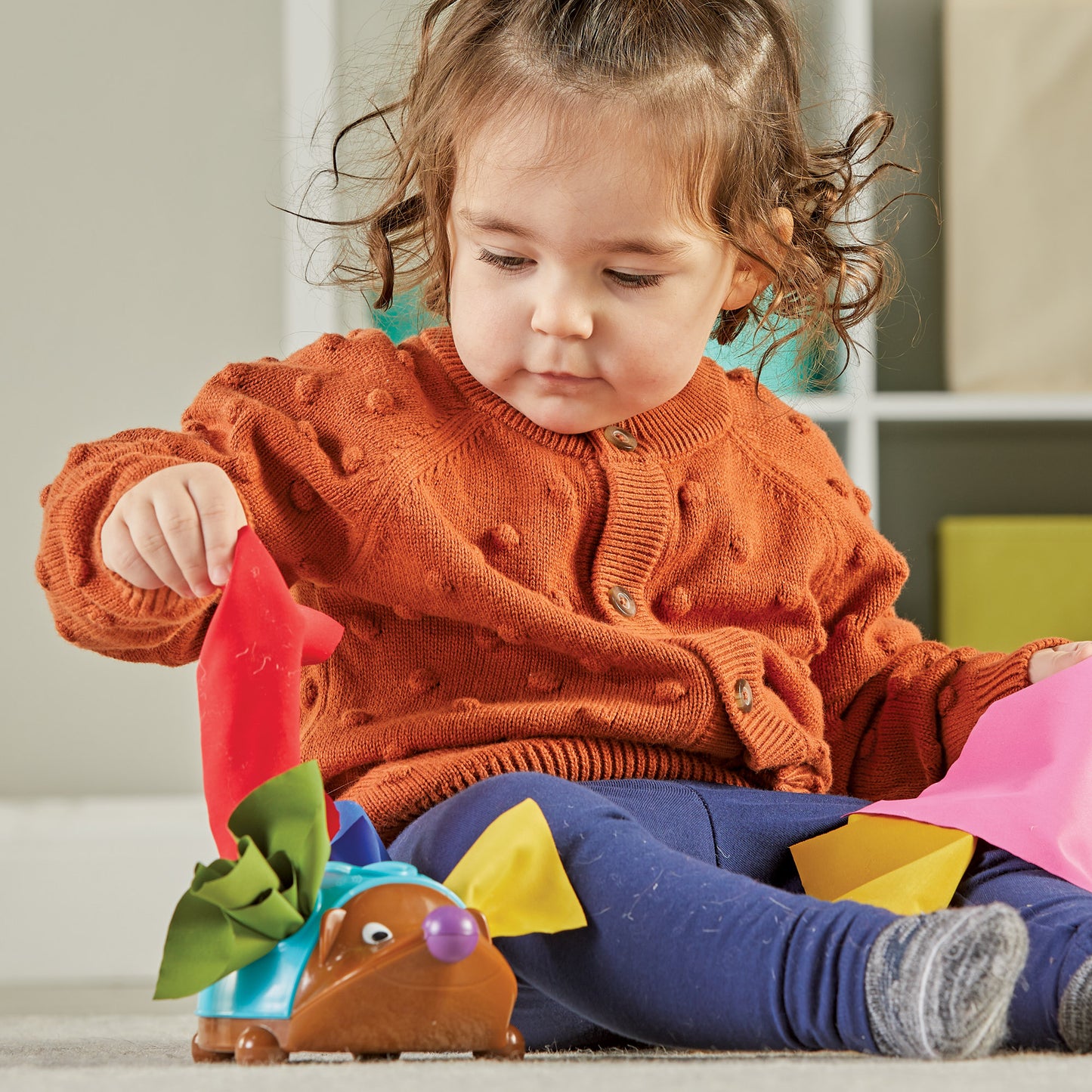 Spike the Fine Motor Hedgehog® Tissue Pal LER9137