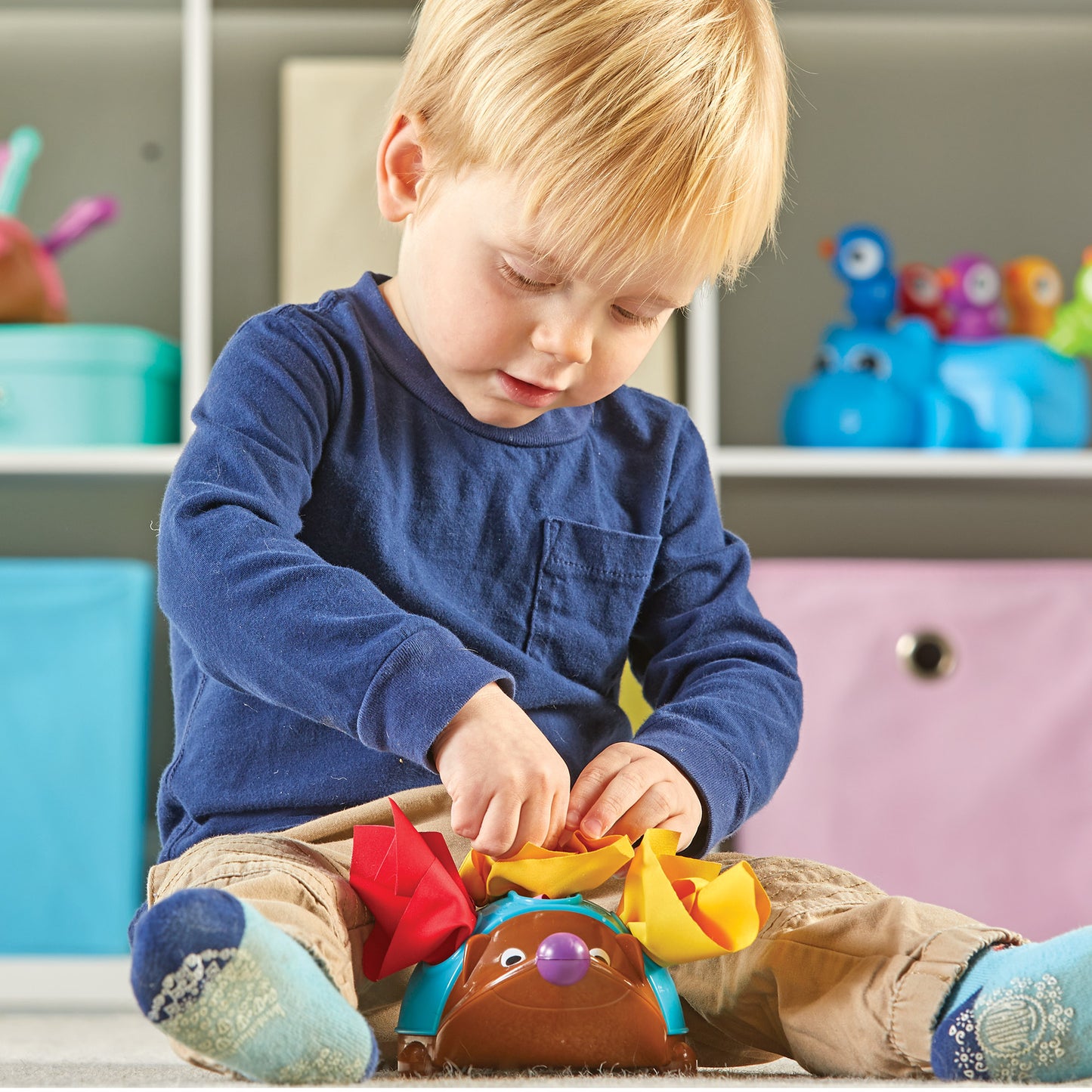 Spike the Fine Motor Hedgehog® Tissue Pal LER9137