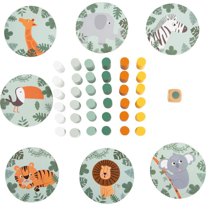 Ξύλινο επιτραπέζιο παιχνίδι στοίβαξης „Safari“