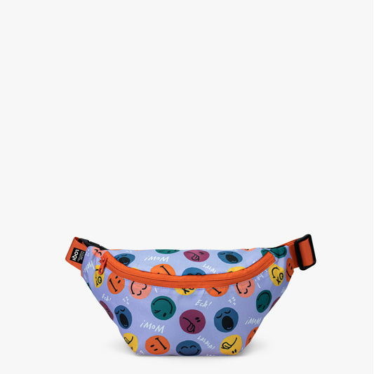 Τσάντα μέσης Loqi Smiley Boys and Girls Recycled Bumbag