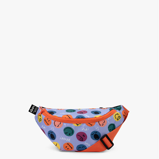 Τσάντα μέσης Loqi Smiley Boys and Girls Recycled Bumbag