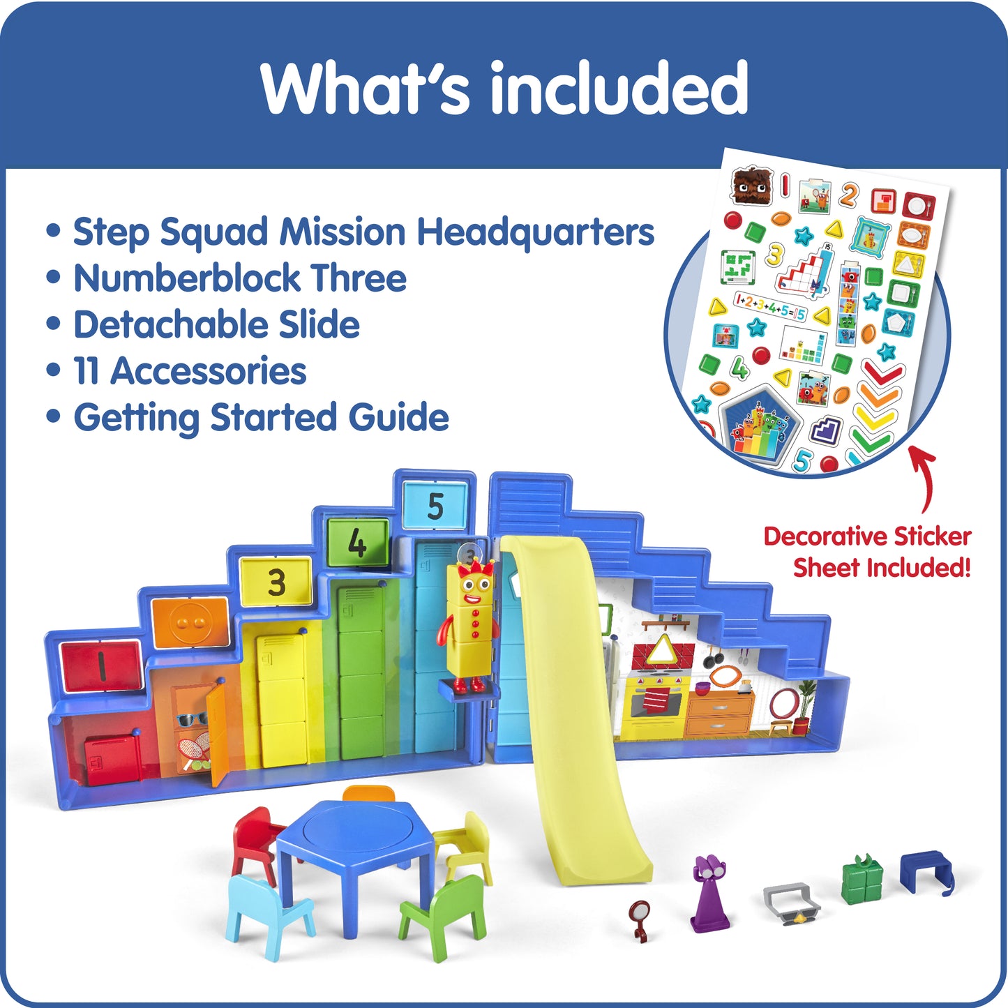 Numberblocks® Step Squad Mission Headquarters HM95404 