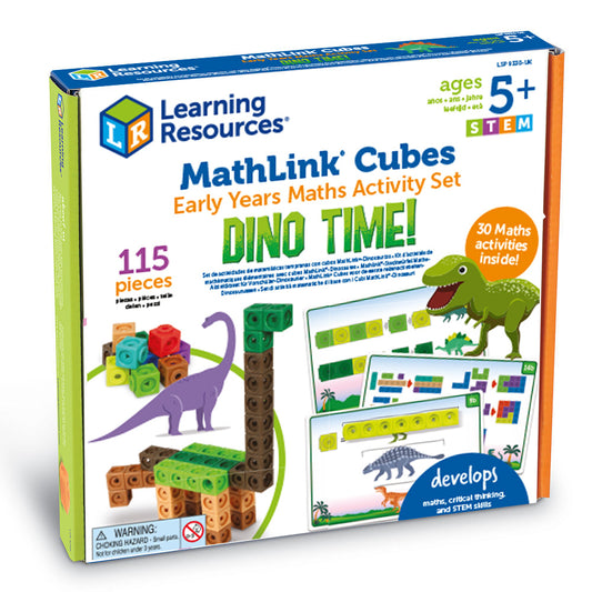 MathLink®Cubes με θέμα δεινοσαύρους Dino Time LSP9330-UK