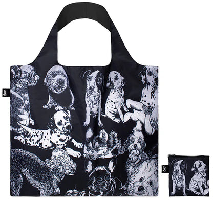 Τσάντα ώμου πολλαπλών χρήσεων Loqi Red Poppy Bee Dogs