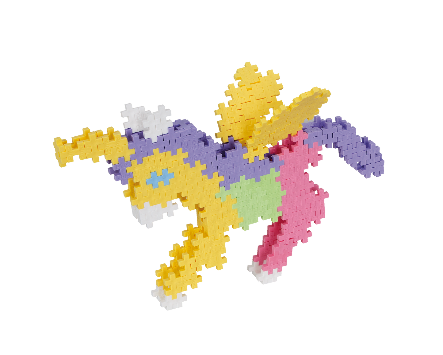 Carriage &amp; fairy - PLUS-PLUS bricks Learn to build