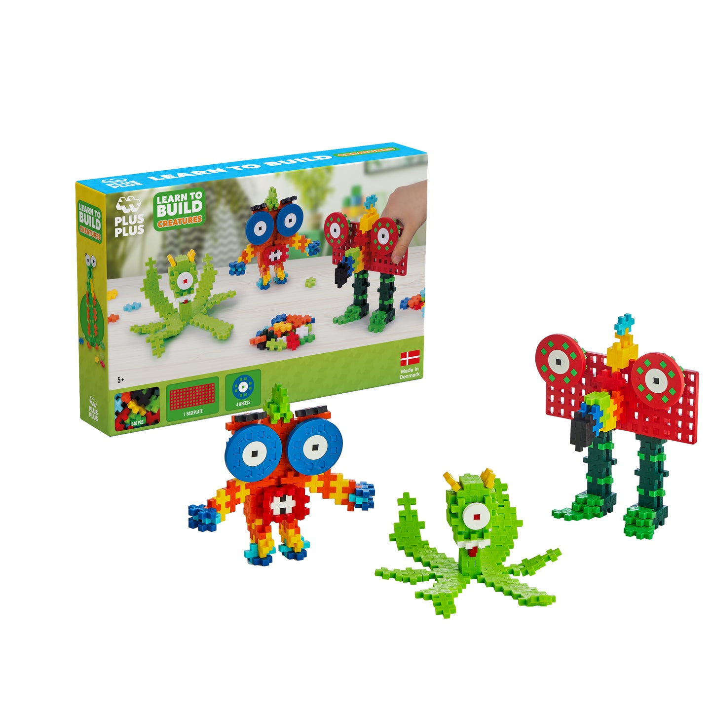 PLUS-PLUS Monsters Learn to build bricks