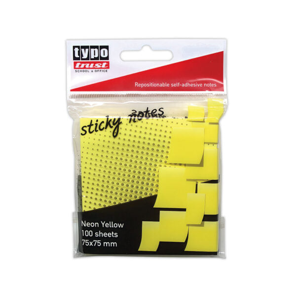 Αυτοκόλλητα χαρτάκια σημειώσεων sticky notes 75 x 75 mm