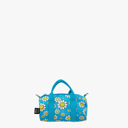 Τσάντα ώμου Loqi Smiley Flowers Aquarius small weekender