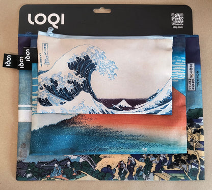 Loqi Hokusai cases, set of 3 pieces