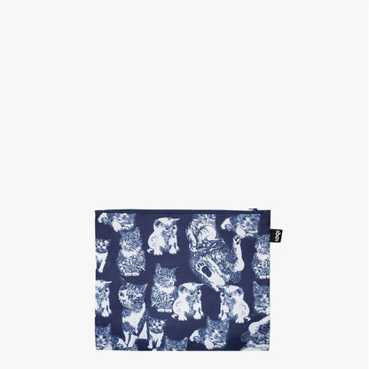 Θήκες Loqi  Red Poppy-Cats zip pockets set