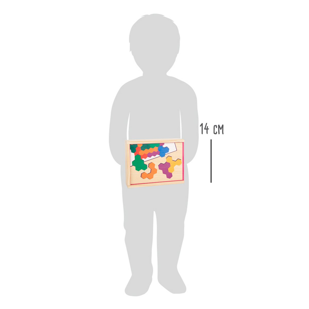 Ξύλινο παιχνίδι λογικής Hexagon