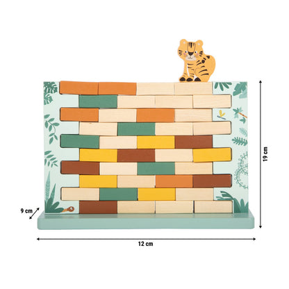 Ξύλινο παιχνίδι "Ετοιμόρροπος τοίχος"