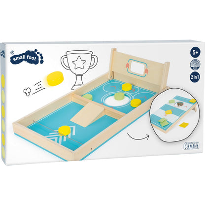 Cornhole und Sling Puck Spiel „Active“ | Geschicklichkeitsspiel | Holz