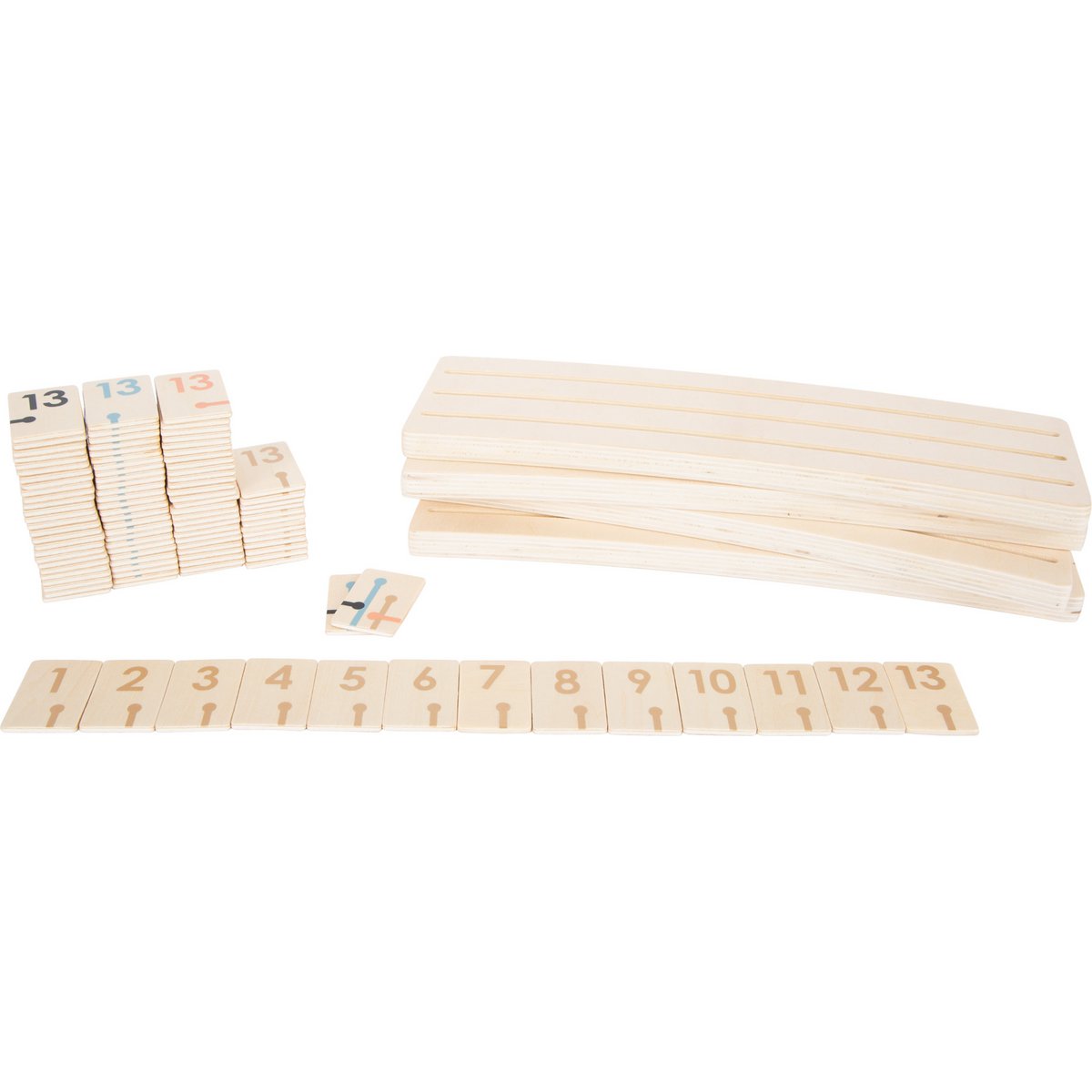 Ξύλινο επιτραπέζιο Rummy „Gold Edition“