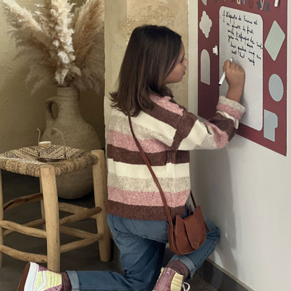 Μαγνητικοί ασπροπίνακες με ρίγες 28x38, σετ των 2