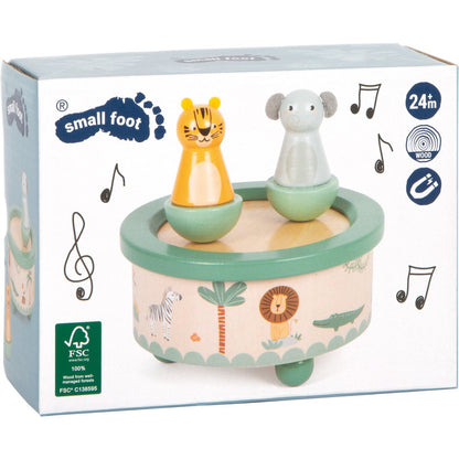 Ξύλινο μουσικό κουτί Safari με μαγνητικές φιγούρες