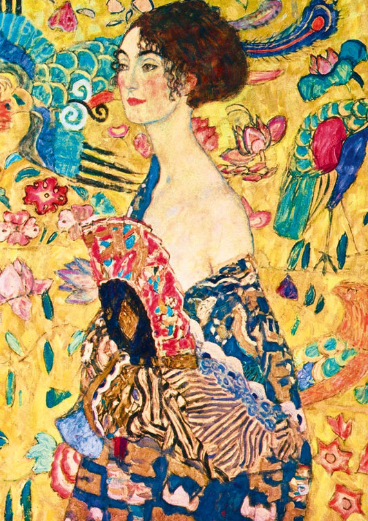 Παζλ  "Κυρία με βεντάλια" Klimt, 2000 κομματιών