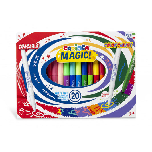 Μαρκαδόροι Carioca Magic Erasable, 20 μαρκαδόροι 41369