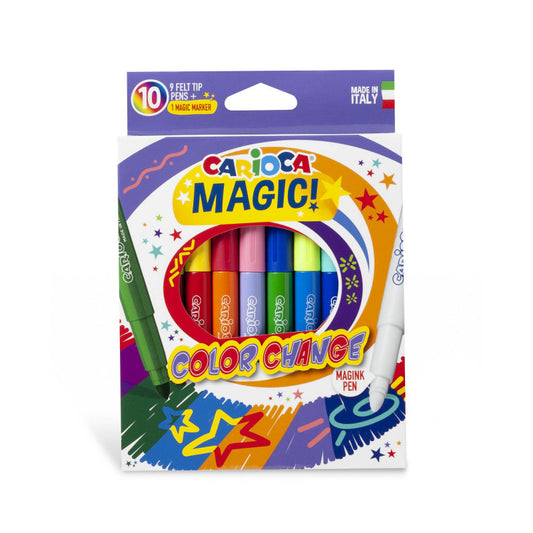 Μαρκαδόροι Carioca Magic Color change, 10 μαρκαδόροι 42737