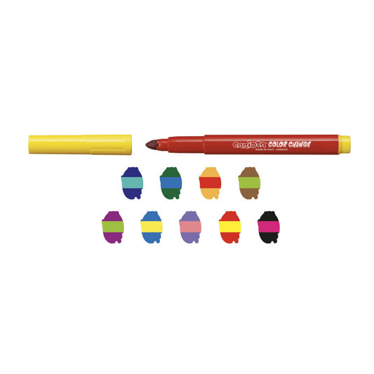 Μαρκαδόροι Carioca Magic Color change, 10 μαρκαδόροι 42737
