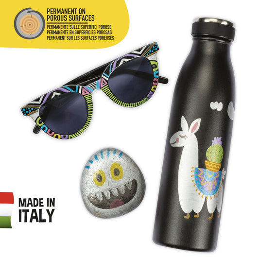 Μαρκαδόροι Carioca metallic maxi tip 6 χρώματα 43161